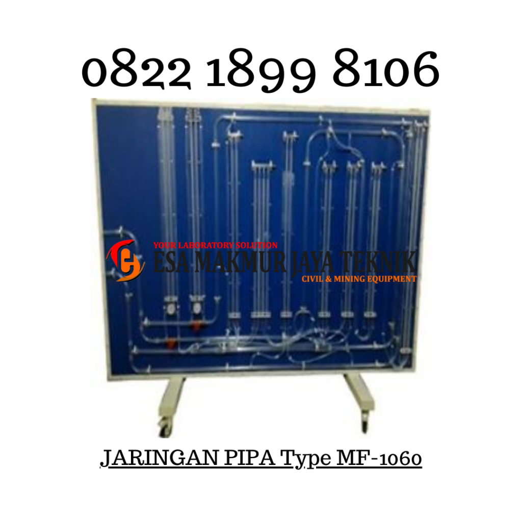 JUAL ALAT LAB HIDROLIKA JARINGAN PIPA – MF 1060